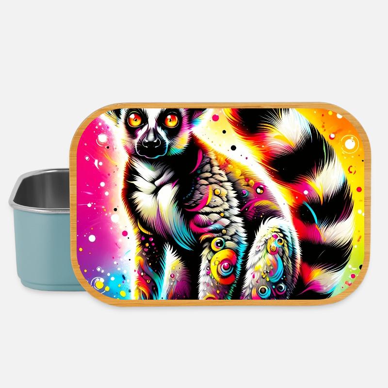 Lemur - Lunch Box - light blue