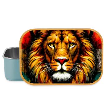 Löwe - Lunch Box - Hellblau - Vorne