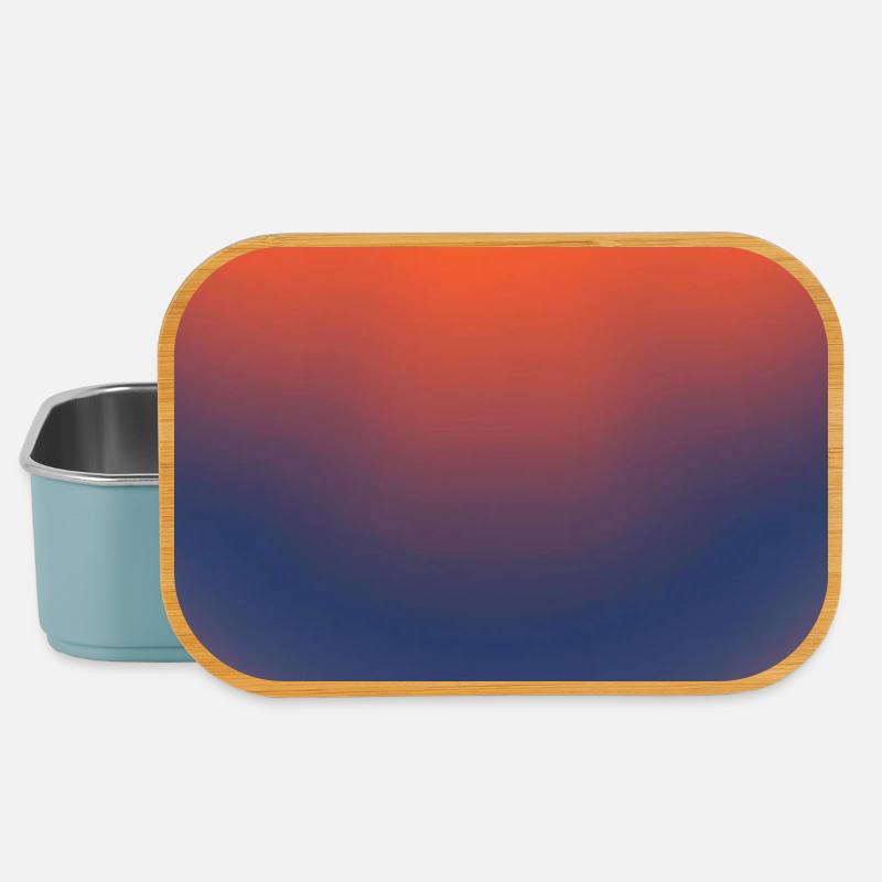 Mitternachts-Glut-Gradient - Lunch Box - Hellblau
