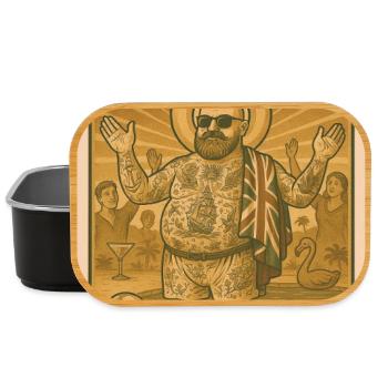 Der Erlöser der englischen Pool Party - Lunch Box - Schwarz - Vorne