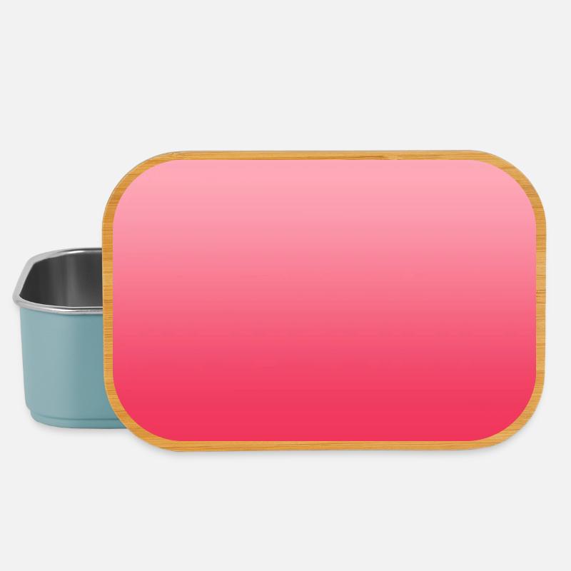 Gradient - pink red customizable - Lunch Box - light blue