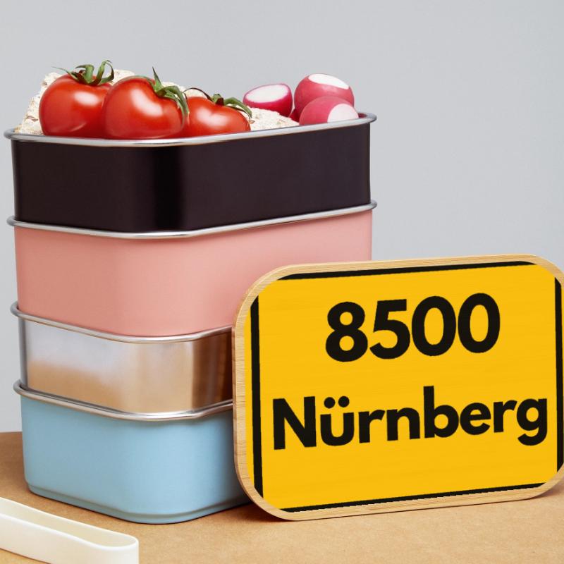 OLD POSTCODE POSTCODE RETRO 8500 NÜRNBERG FRANKEN Lunch Box