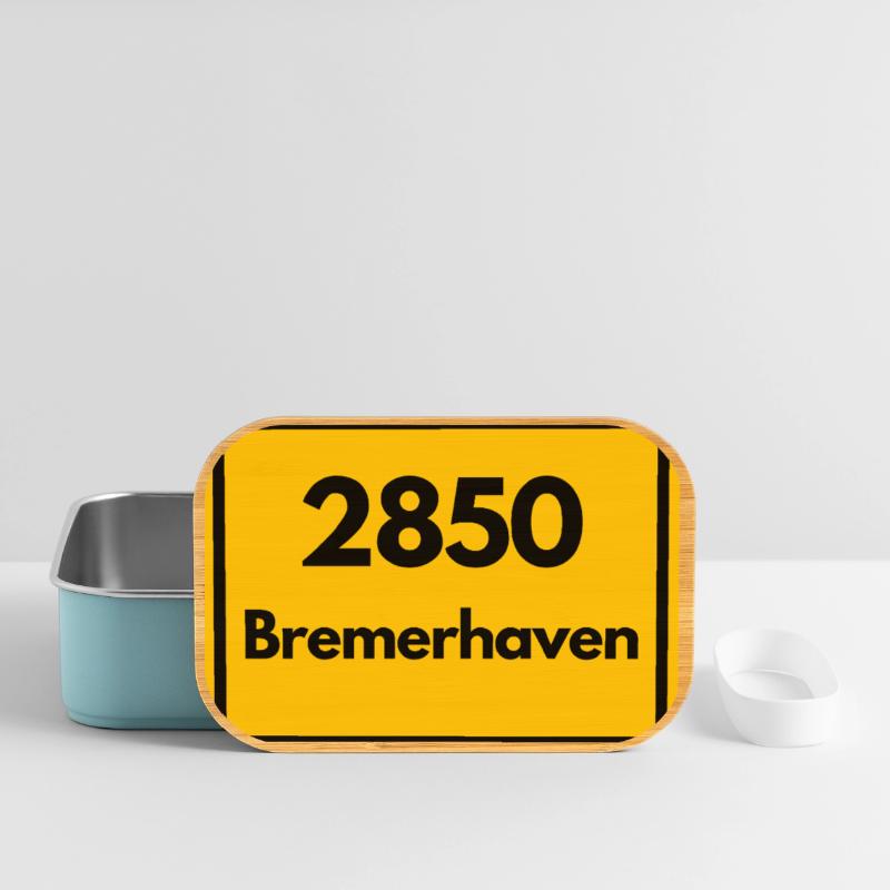 OLD POSTCODE POSTCODE RETRO 2850 BREMERHAVEN HAFEN Lunch Box