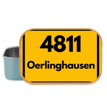 ALTE POSTLEITZAHL PLZ RETRO 4811 OERLINGHAUSEN - Lunch Box - Hellblau - Vorne