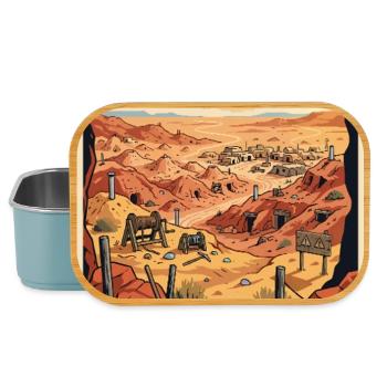 Erleben Sie Outback of Coober Pedy in Australien - Lunch Box - Hellblau - Vorne