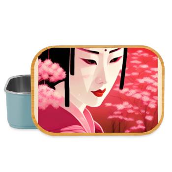Geisha 6 - Boîte à goûter - bleu pâle - Devant