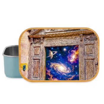 Porte Cosmique de la Porte de l’Espace - Boîte à goûter - bleu pâle - Devant