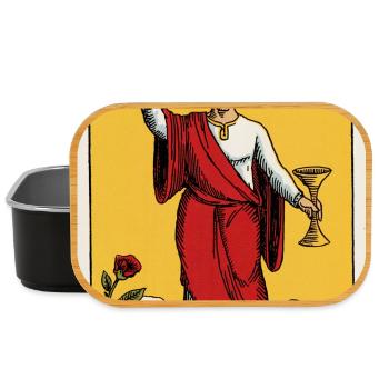 Das Infinity Tarot Scrum Master Design - Lunch Box - Schwarz - Vorne
