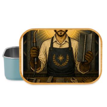 Schweißer | Metallbau Tarot - Lunch Box - Hellblau - Vorne