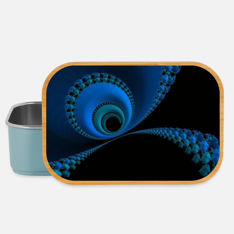 Abstraction - Boîte à goûter - bleu pâle