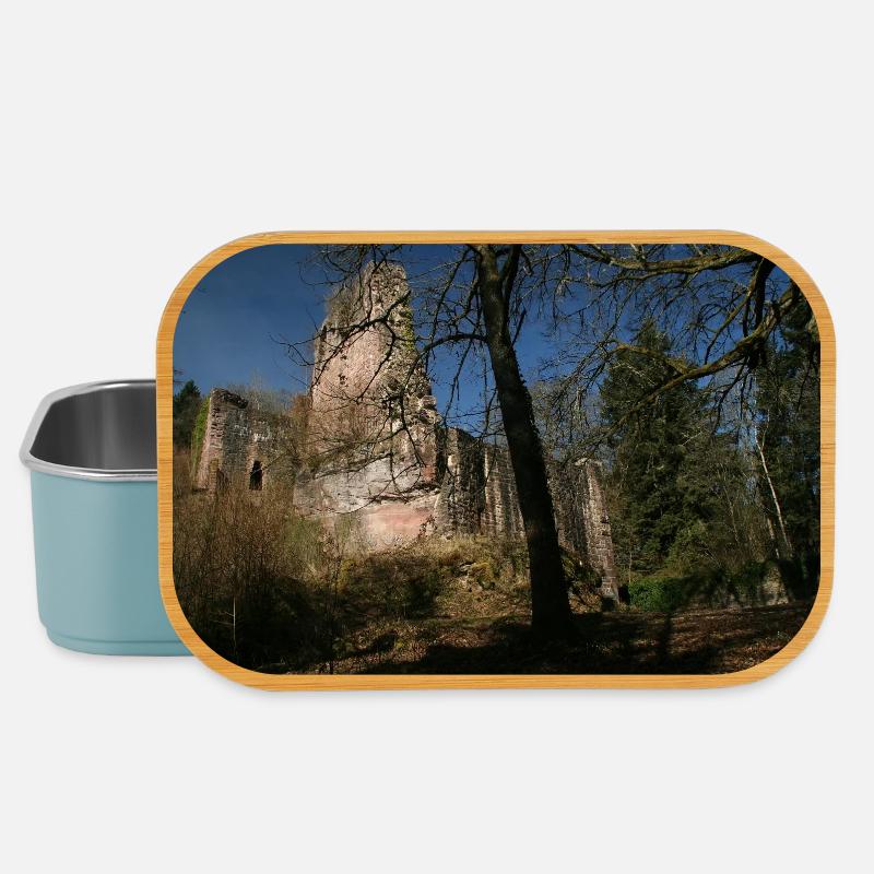 Château mystique de Waldeck (nord de la Forêt-Noire) - Boîte à goûter - bleu pâle