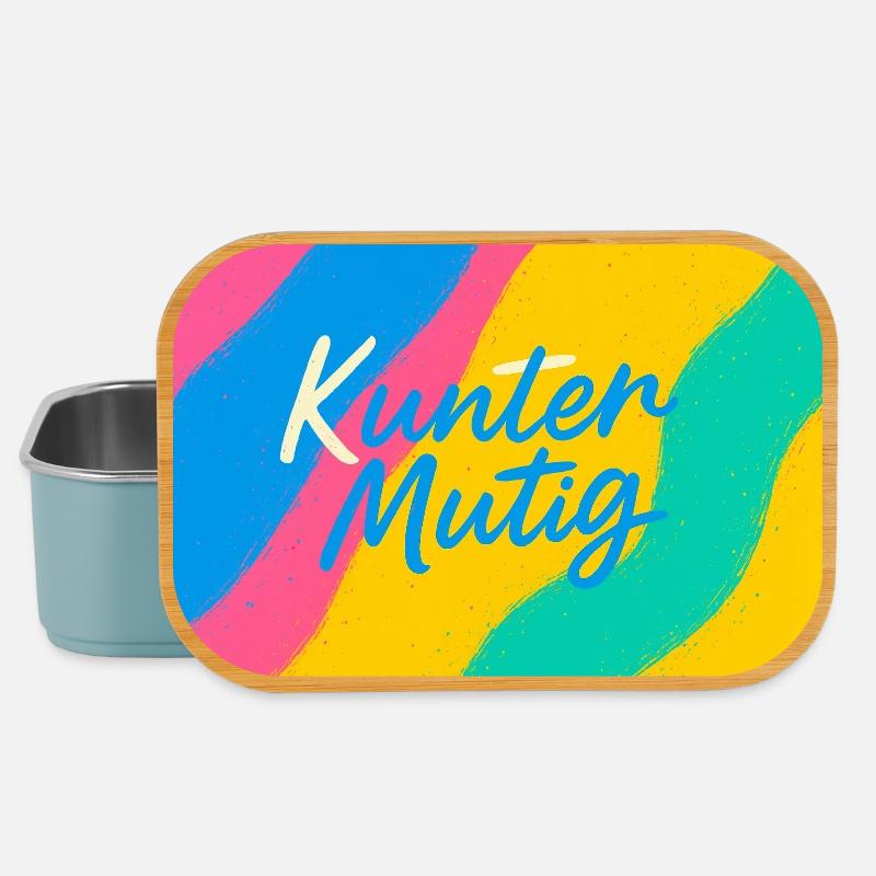 Kunter Courageous Color Explosion - Lunch Box - light blue