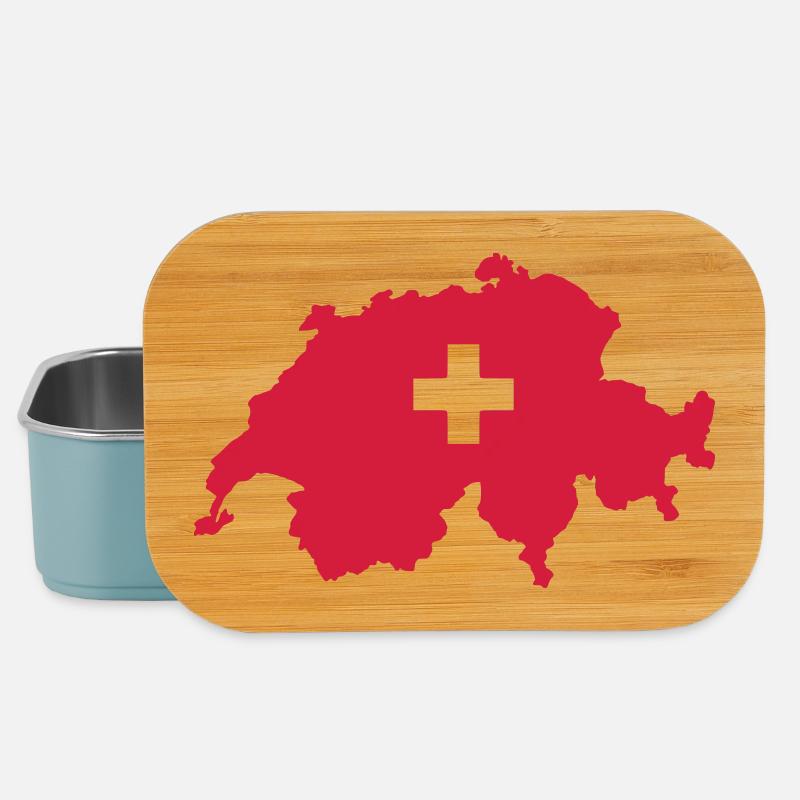 Switzerland - Lunch Box - light blue