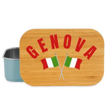 Genova Italian Flags - Lunch Box - light blue - Front