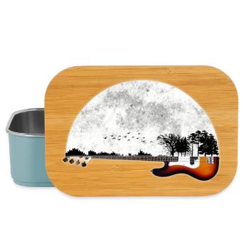 Gitarre Natur - Lunch Box - Hellblau - Vorne