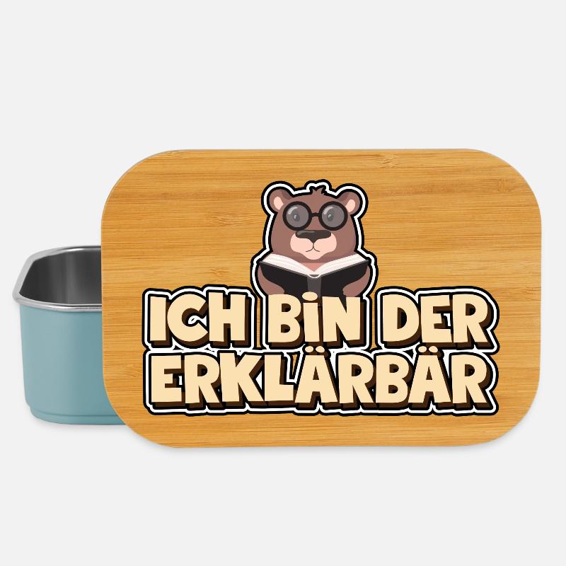 Ich bin der Erklärbär - Lunch Box - Hellblau