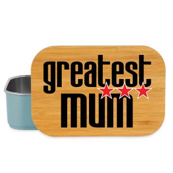 Best Mom - Mother's Day - Lunch Box - light blue - Front