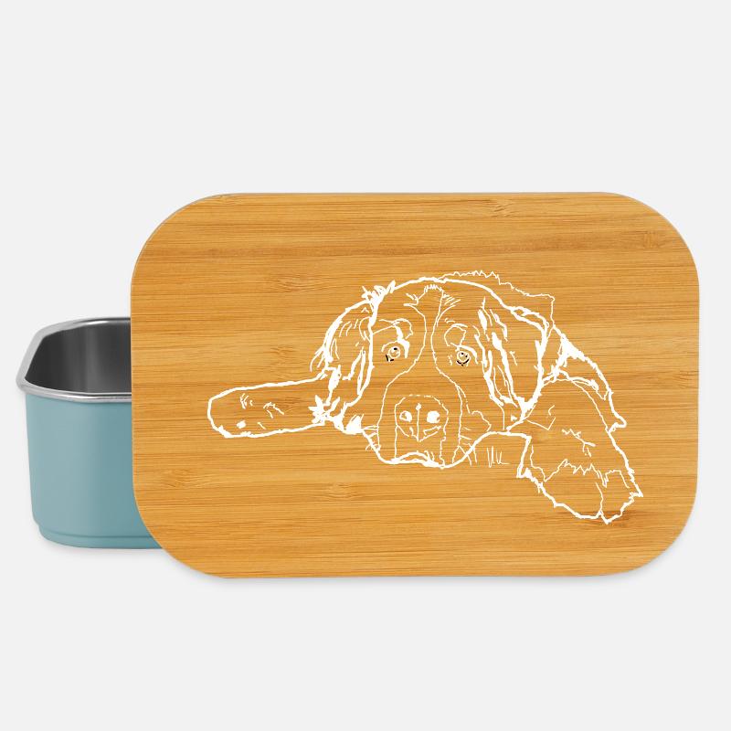 Bernese Mountain Dog - Lunch Box - light blue