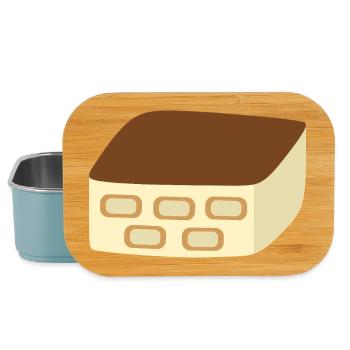 Cozy Tiramisu Design - Lunch Box - light blue - Front