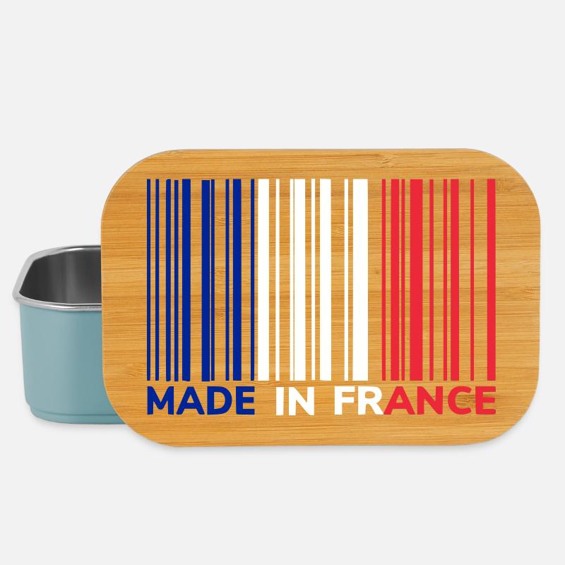 Barcode hergestellt in Frankreich - Lunch Box - Hellblau