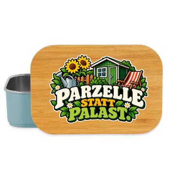 Parzelle statt Palast - Lunch Box - Hellblau - Vorne