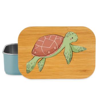 Turtle - Lunch Box - light blue - Front