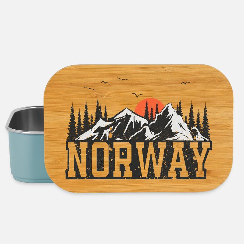 Norwegen - Lunch Box - Hellblau