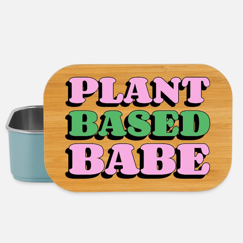 Bébé à base de plantes - Boîte à goûter - bleu pâle