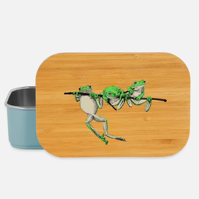 Frog - Lunch Box - light blue