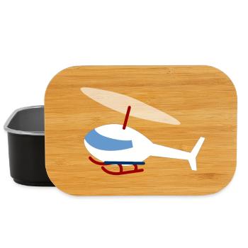 White Helicopter - Lunch Box - black - Front