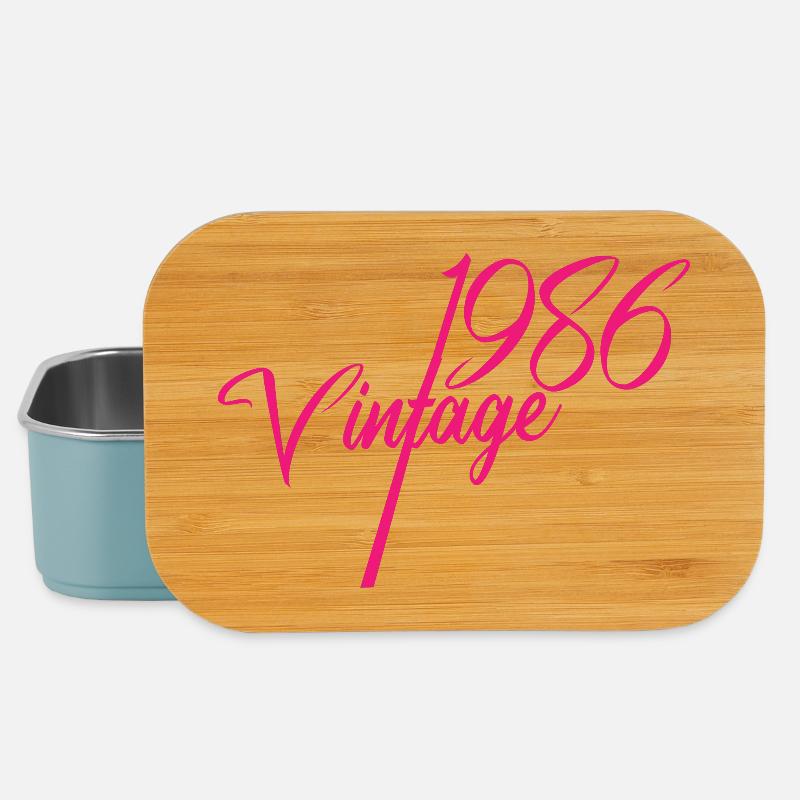 Vintage 1986 Script Kollektion - Lunch Box - Hellblau