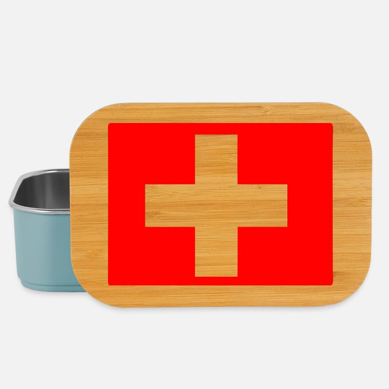 Suisse - Boîte à goûter - bleu pâle