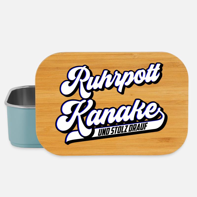 Ruhrpott Kanake | Farben änderbar - Lunch Box - Hellblau
