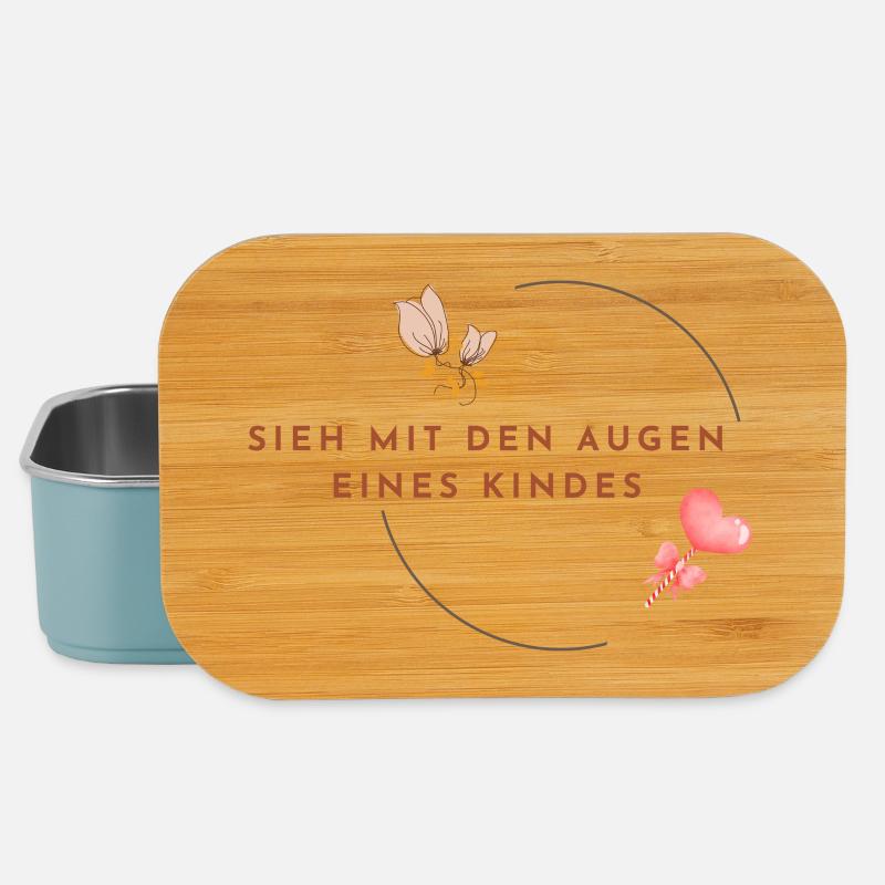 SIEH_MIT_DEN_AUGEN_EINES_KINDES - Inneres Kind - Lunch Box - Hellblau