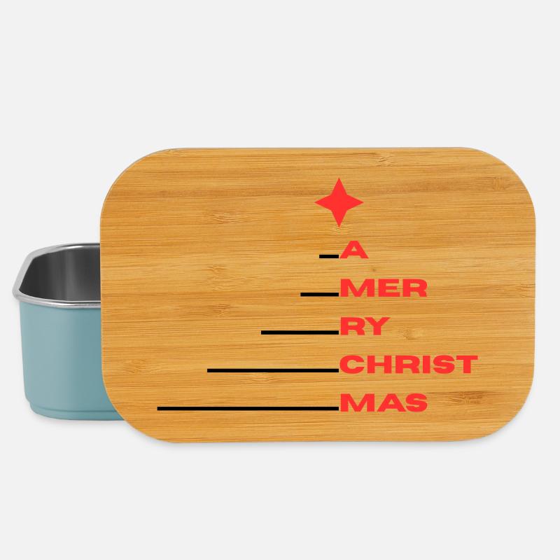 A Merry Christmas - Lunch Box - light blue