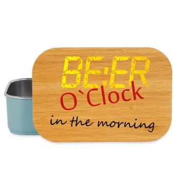 Beer Bier saufen - Lunch Box - Hellblau - Vorne