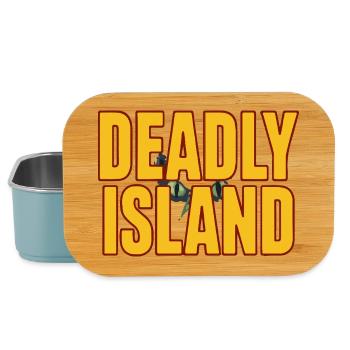 Island Fettgedruckter Text - Lunch Box - Hellblau - Vorne