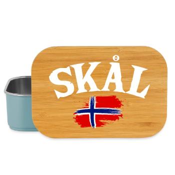 Vacances en Norvège dans les fjords de Norge Voyage en Scandinavie - Boîte à goûter - bleu pâle - Devant