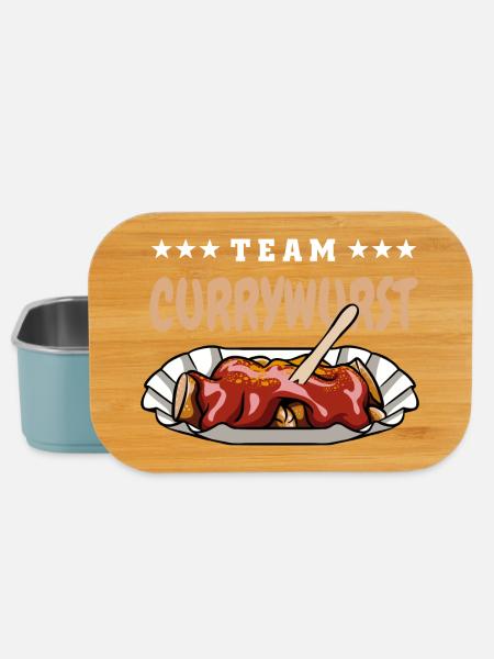 Team Currywurst - Fast Food Fan - Wurst Kult - Lunch Box - Hellblau