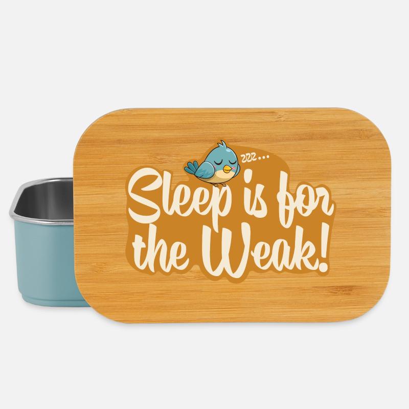 Sleep is for the Weak! - Lunch Box - Hellblau