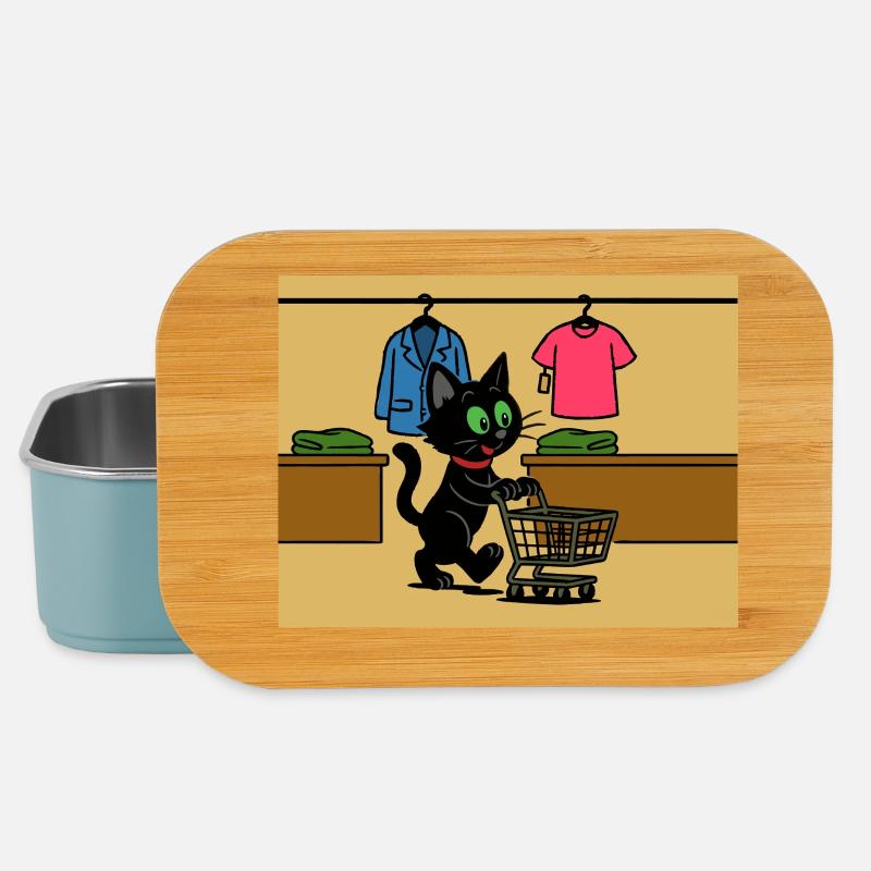 Meeko-Einkaufen - Lunch Box - Hellblau