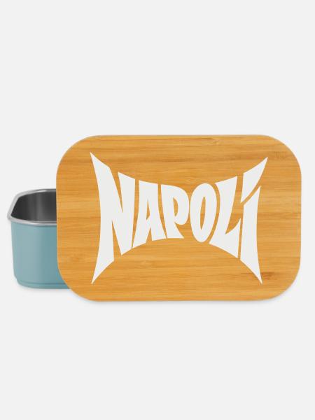 Napoli Typografie Design - Lunch Box - Hellblau