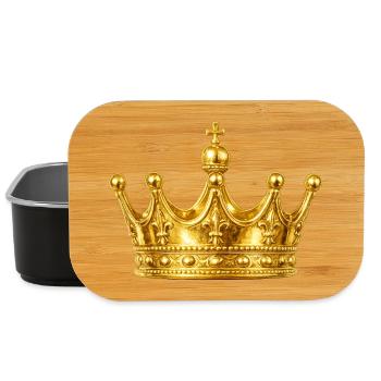 Ornement de la couronne d’or - Boîte à goûter - noir - Devant