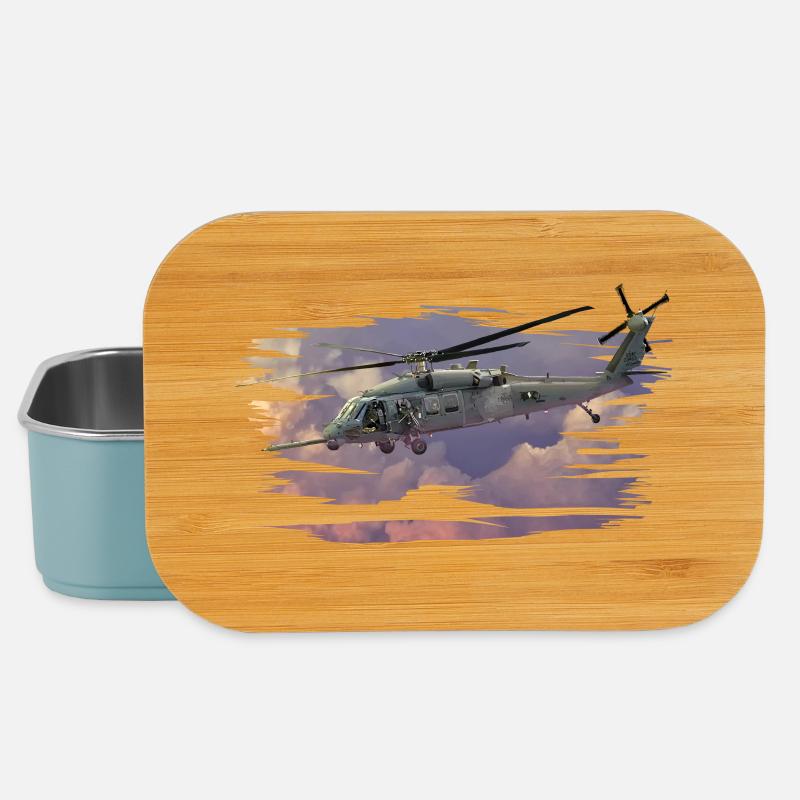 Helikopter - Lunch Box - Hellblau