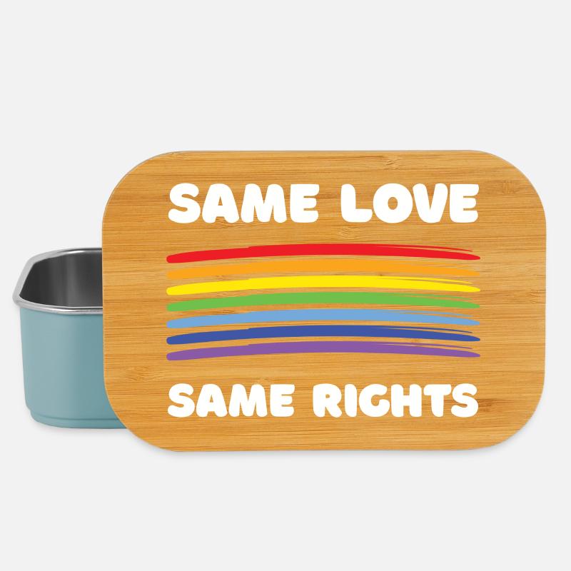 LGBTQ+ Pride Month - Same Love. Same Rights. - Lunch Box - light blue