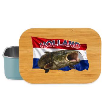 Holland Wels Angeln - Lunch Box - Hellblau - Vorne