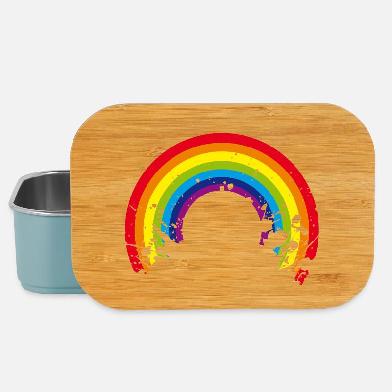 rainbow rainbow - Lunch Box - light blue