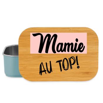 MAMIE - Boîte à goûter - bleu pâle - Devant