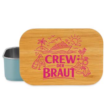 Crew of the Bride – Bachelor Party Cruise - Lunch Box - light blue - Front