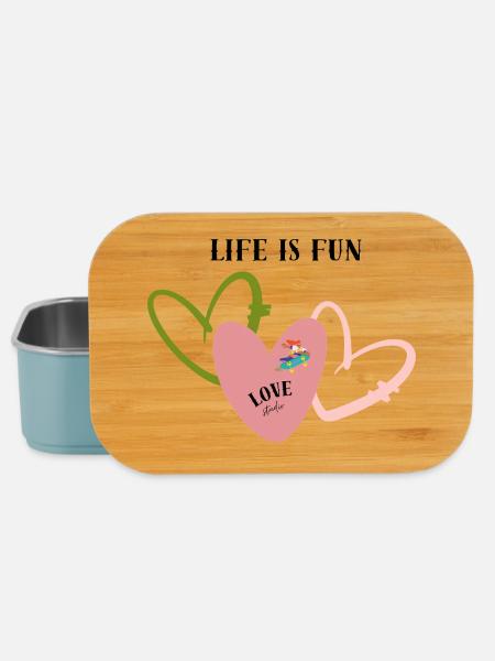 Liebe - Lunch Box - Hellblau
